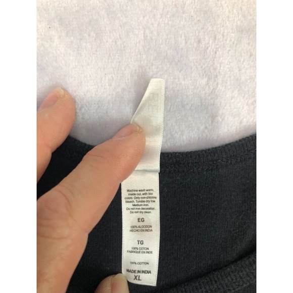 Bella Brand Berdoo Bad Girl Sleeveless Tee Black Womens Size XL - Picture 8 of 9